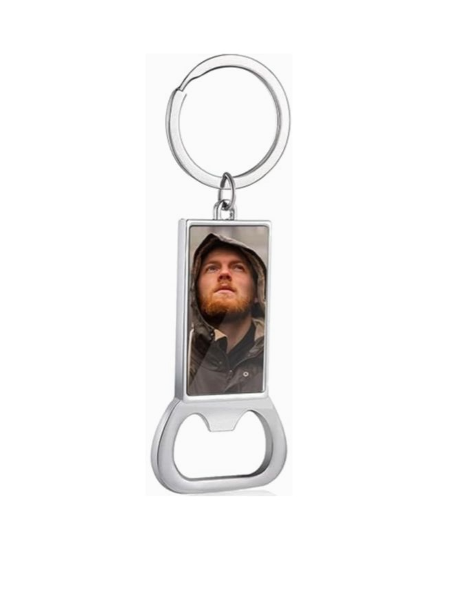 photo keychain bottle opener