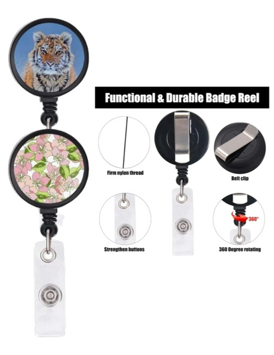 custom badge reels